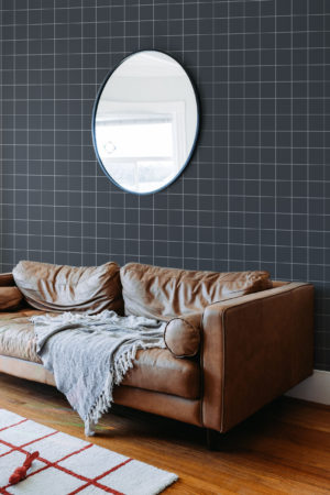 papier peint lignes carreaux