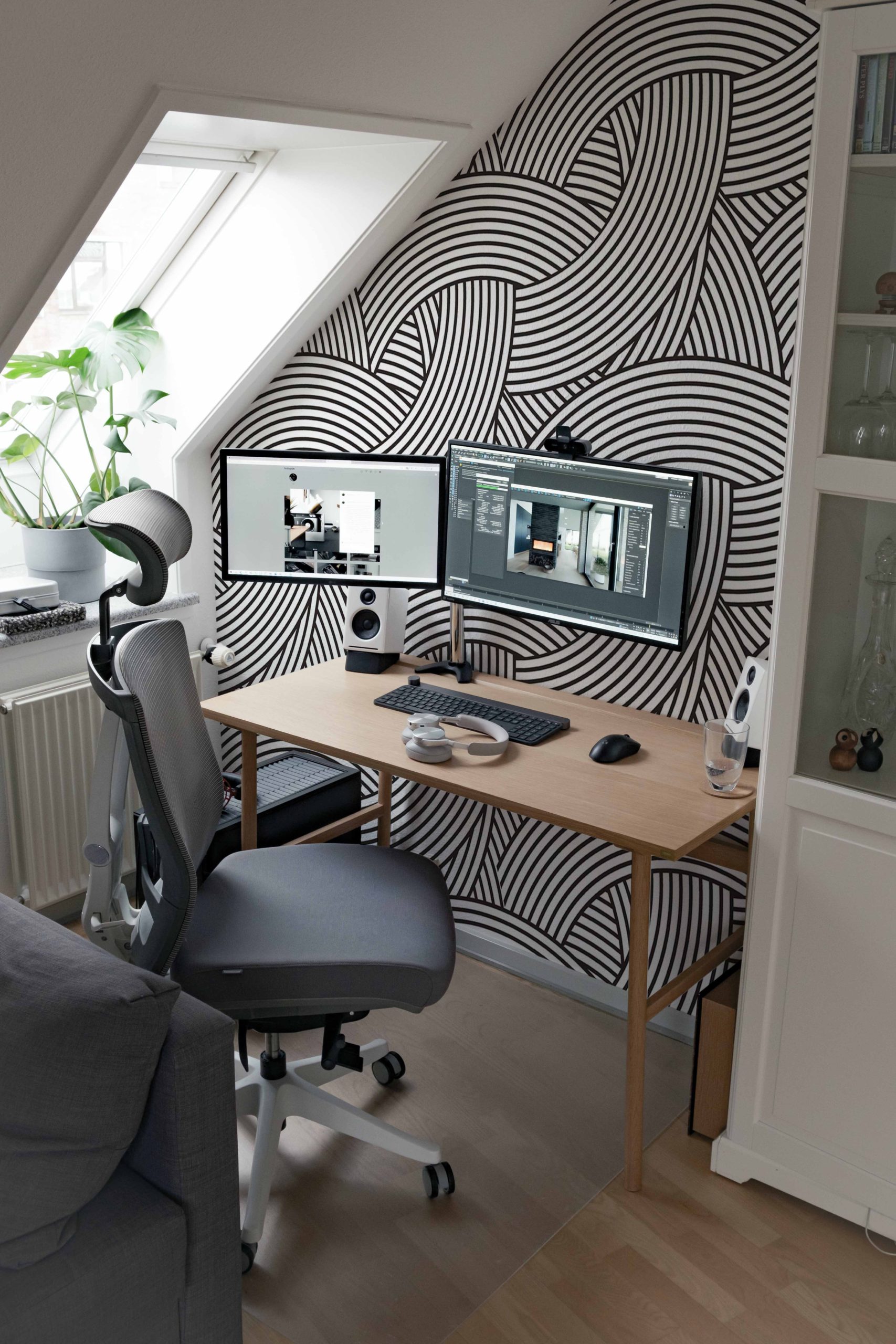 papier peint n45 lignes modernes noir et blanc bureau papier peint n45 lignes modernes noir et blanc bureau