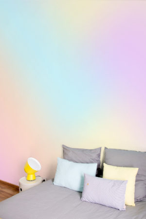 papier peint n64 multicolore tie and dye chambre