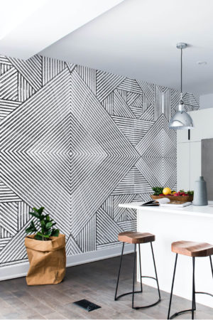 papier peint n°87 illusion d'optique