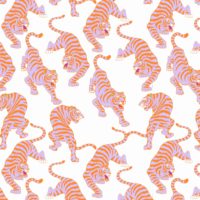 papier peint n°113 tigre pop