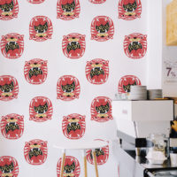 Papier peint N°141 tête de tigre