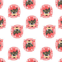 Papier peint N°141 tête de tigre