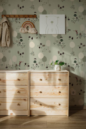 papier peint n°169 balade en forêt