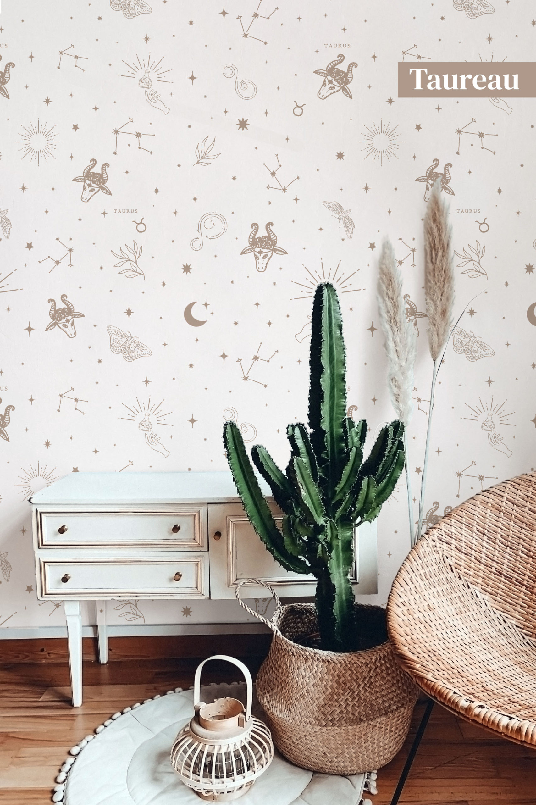 papier peint signe astro taureau
