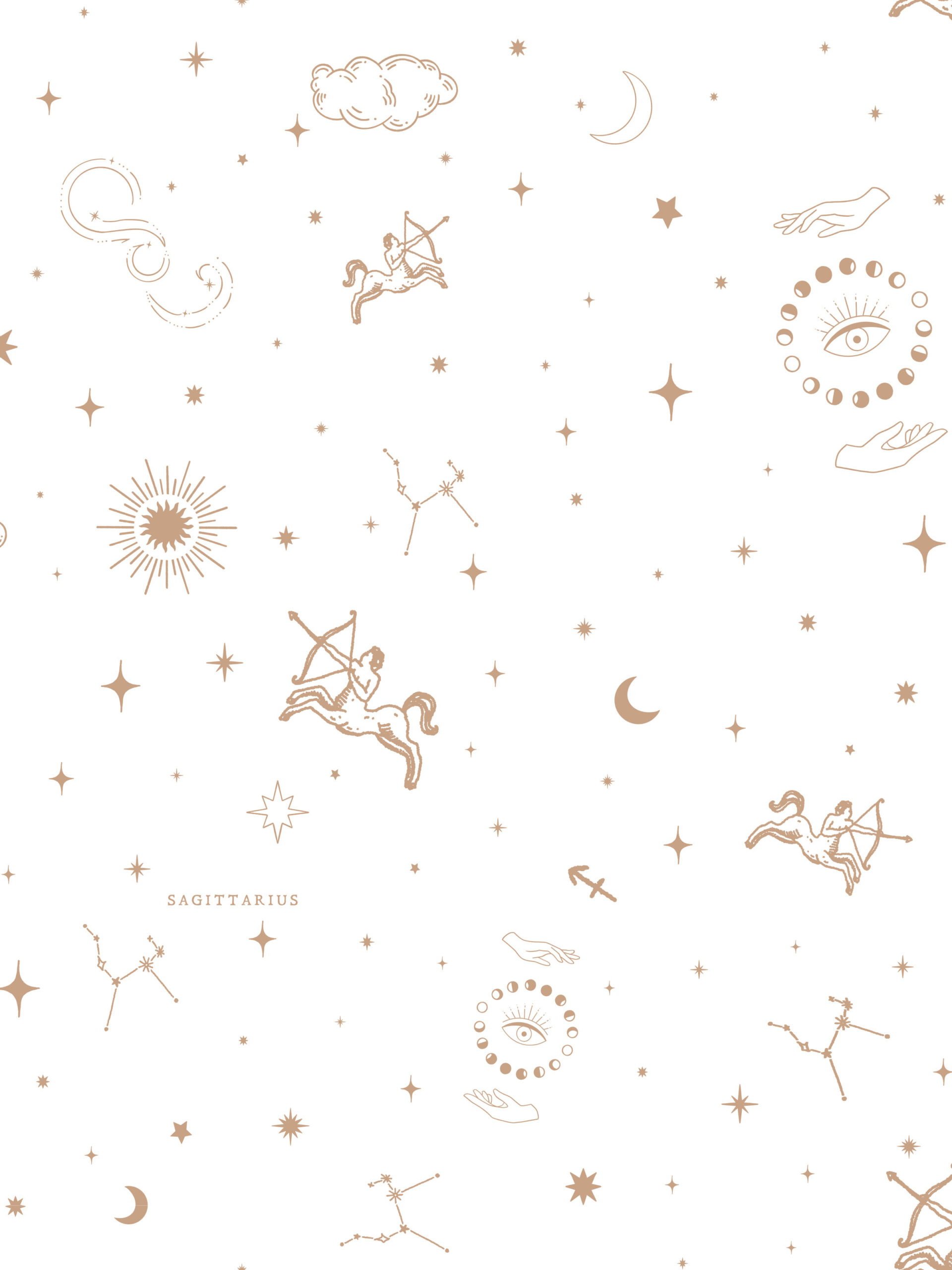 n196_m papier peint signe astro sagittaire