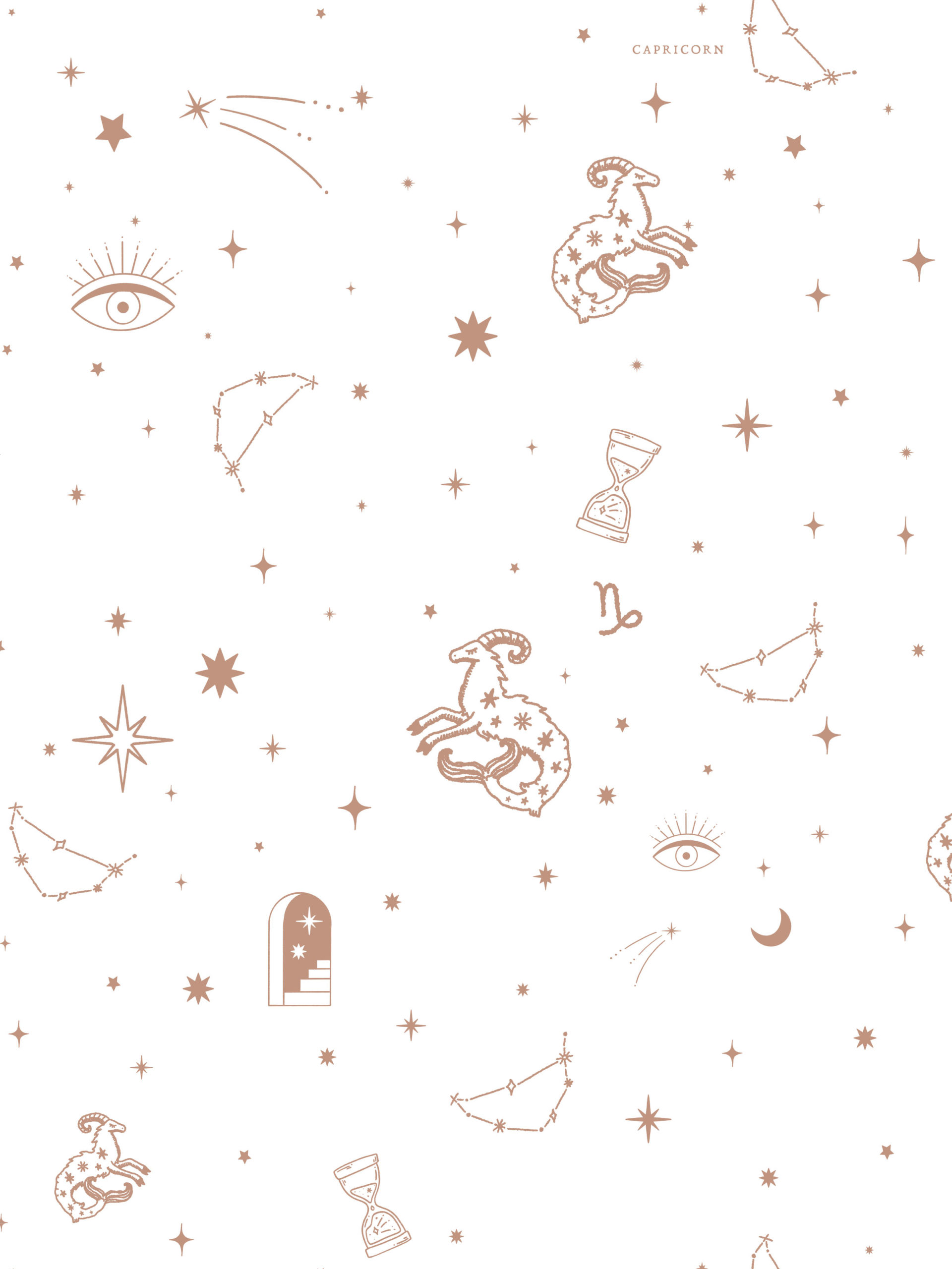 papier peint signe astro taureau