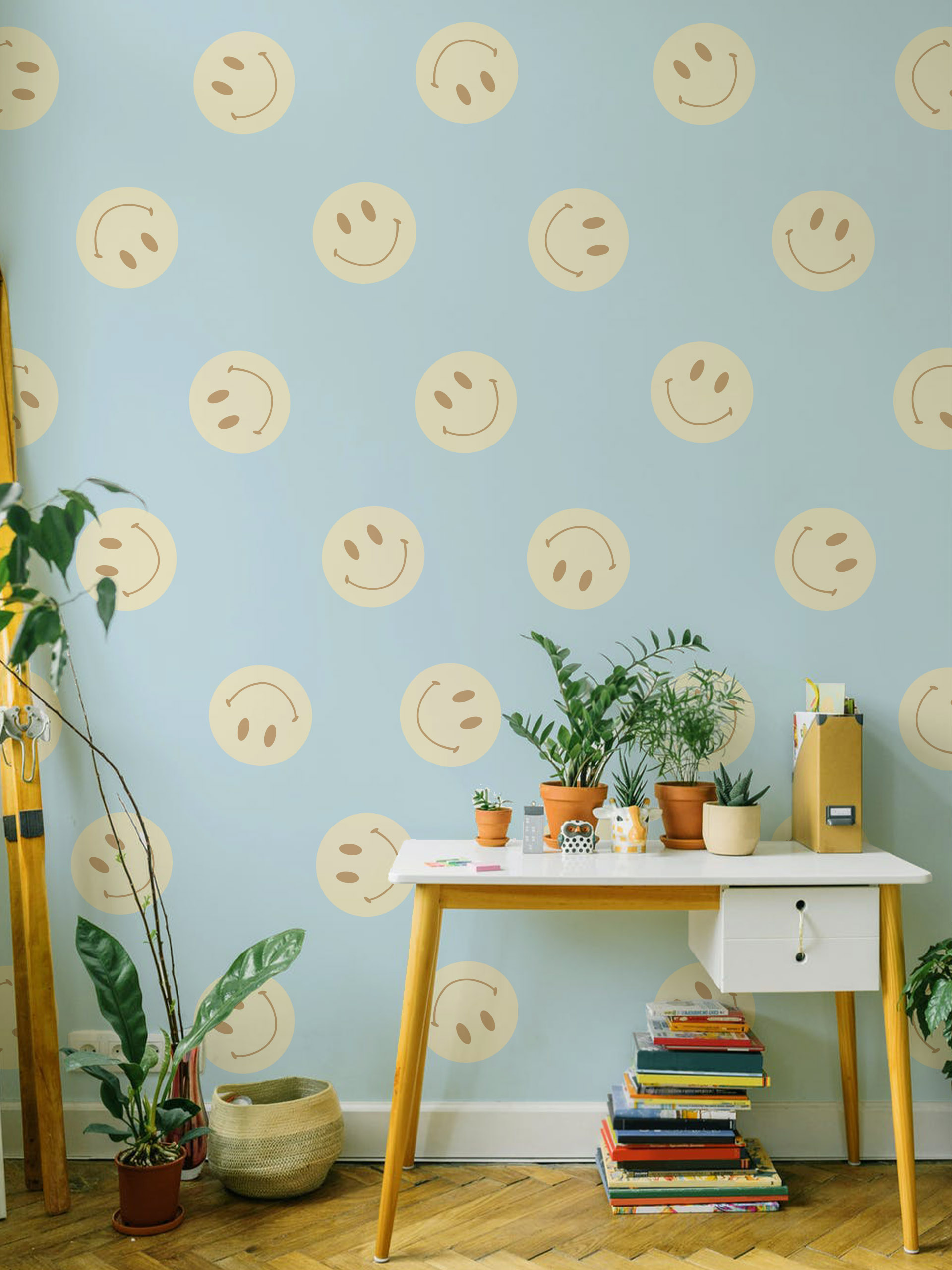 papier peint sourire n203