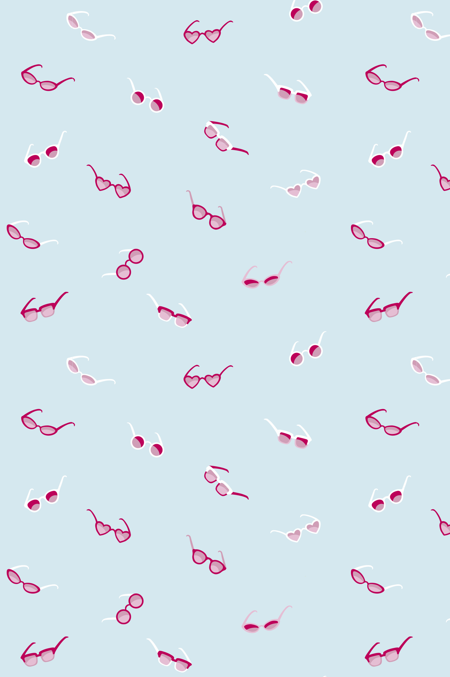 gafas de papel pintado en la nariz