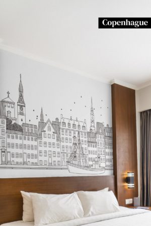 papier peint Copenhague