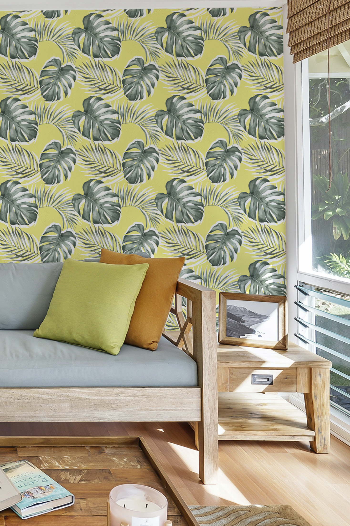 n240-1 papier peint Monstera