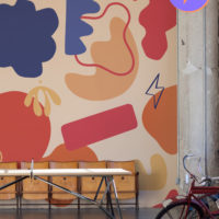 papier peint Intrépide formes et féminité