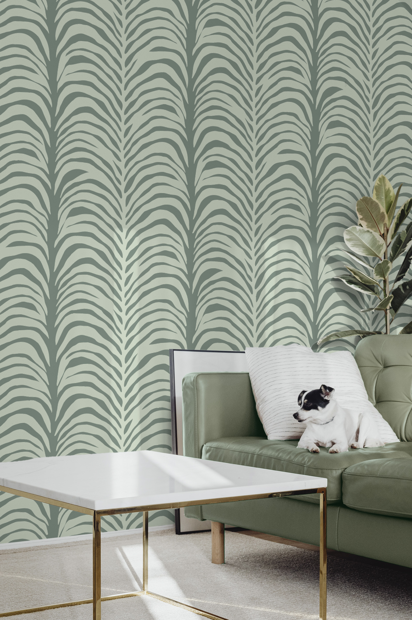 papier peint n266 cascade végétale graphique vert foncé salon papier peint n266 cascade végétale graphique vert foncé salon