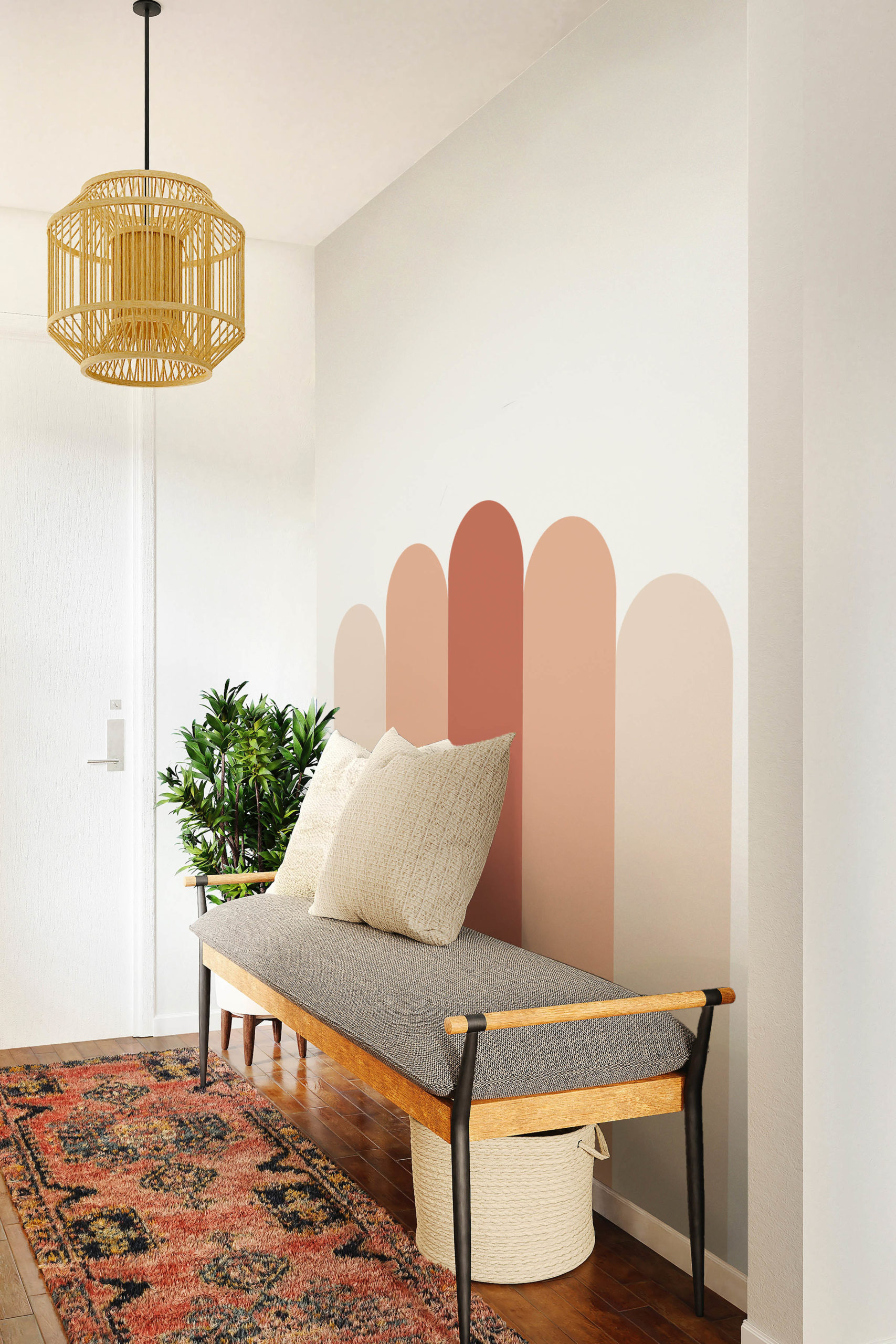 papier peint n282 tete de lit terracotta salon papier peint n282 tete de lit terracotta salon
