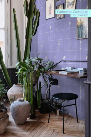 papier peint à carreaux cocktail