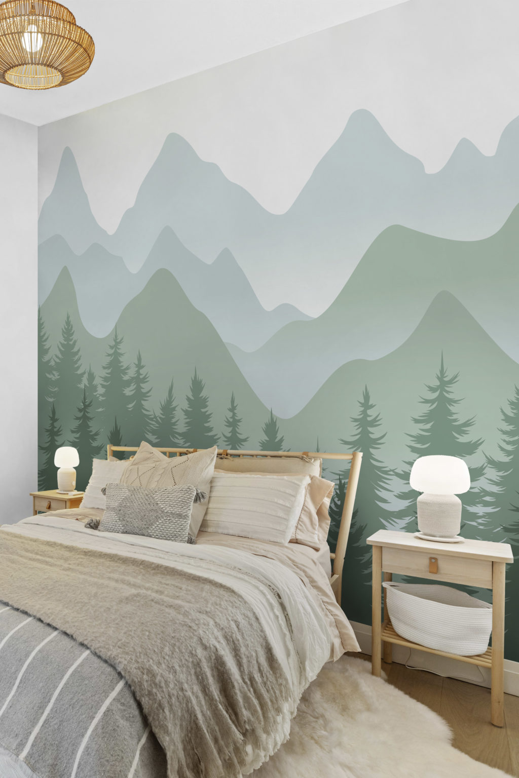 LuSeven Papier Peint Porte Stickers 3D Cascades lacs nuages ​​sombres 90x200cm(35.43 inches * 78.74 inches) Autocollants de porte 3D pour portes intérieures autocollant de porte étanche effet 3D papie