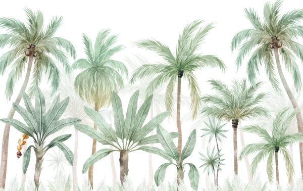 papel pintado n352 palmeras silvestres