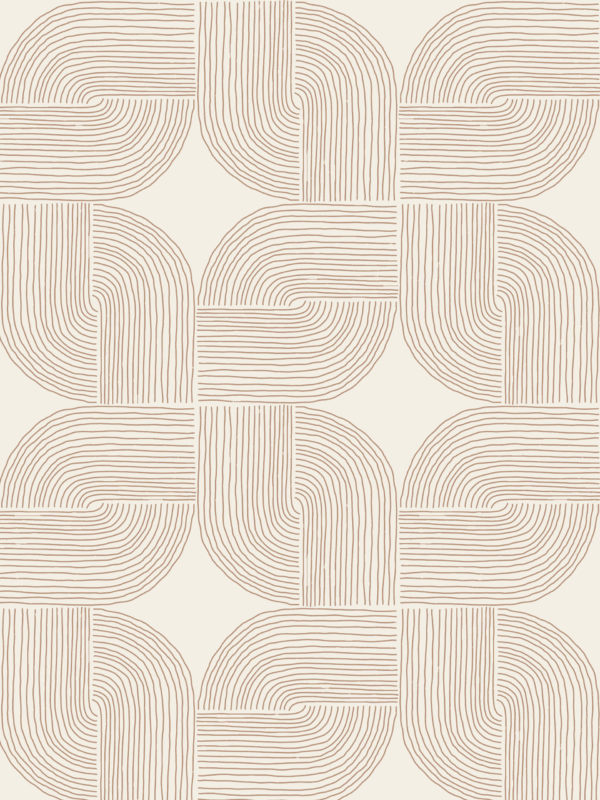 papel pintado terracota línea boheme panorámico