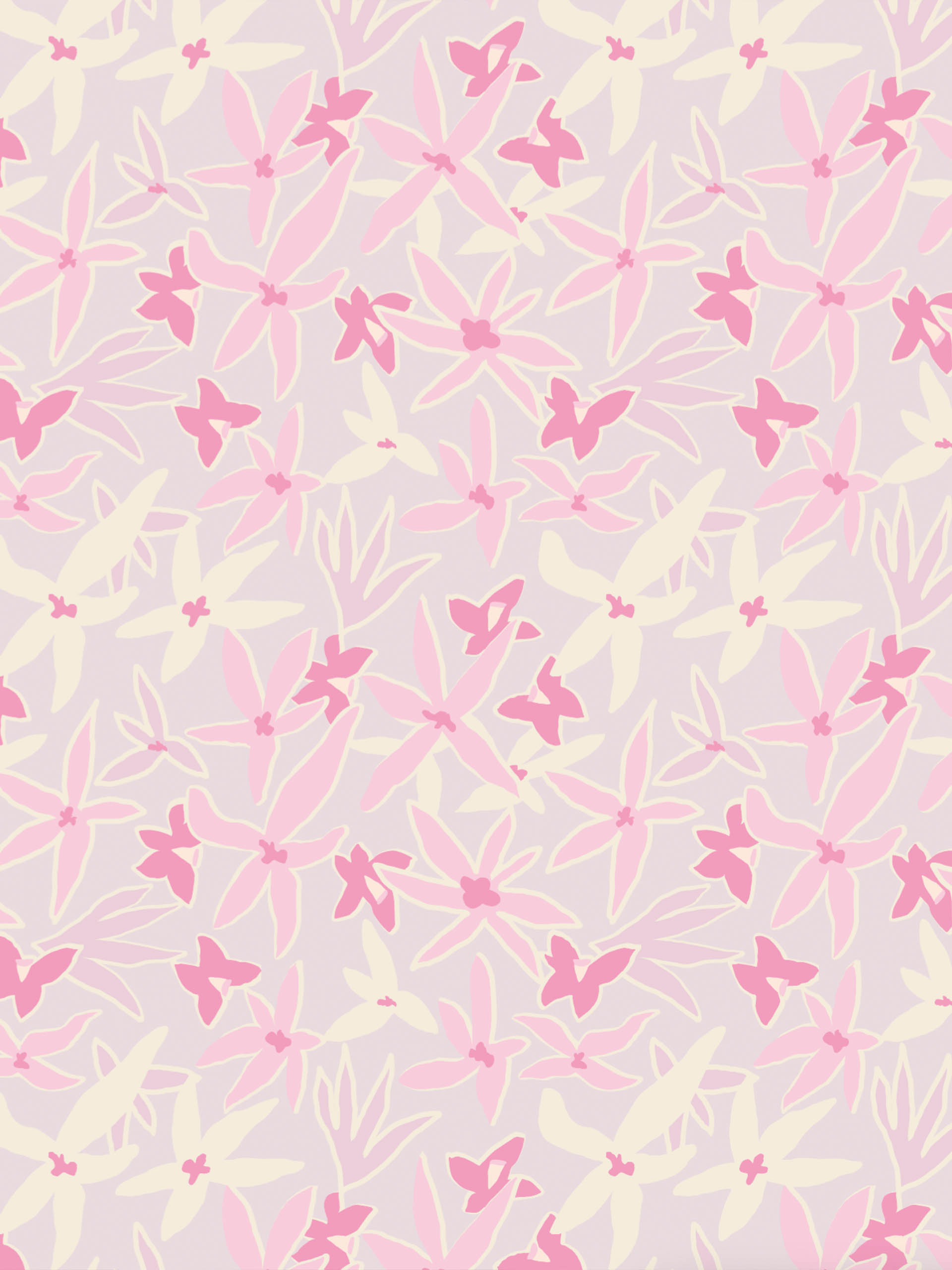 motif rose papier peint bouquet hyacinthe fleur adhésif luxe