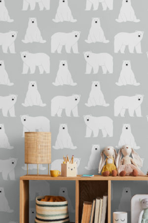 wallpaper n474 polar bear child