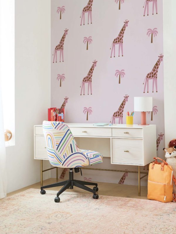 n475 jirafa rosa dormitorio infantil oficina