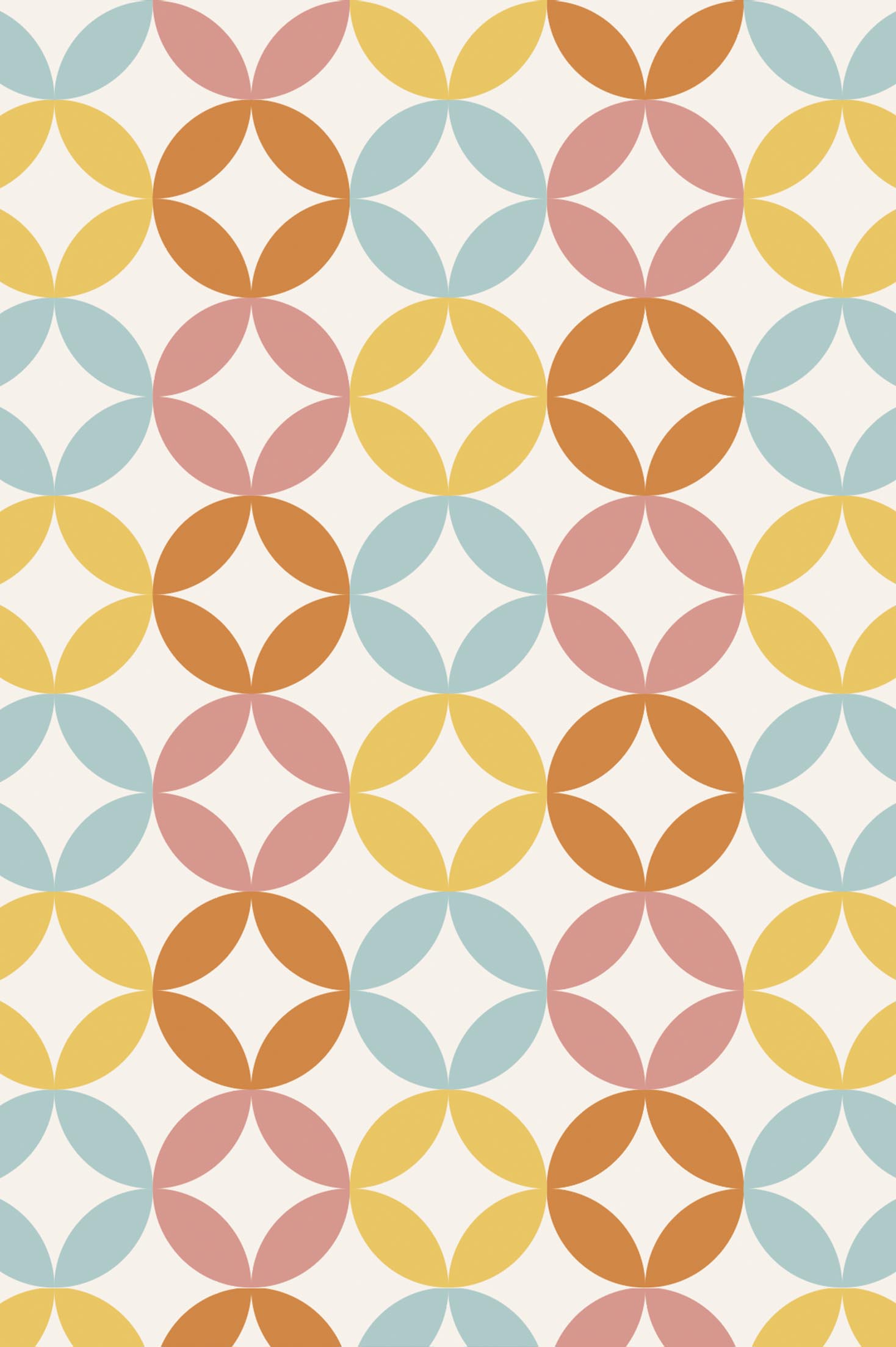 motif multicolore pop papier peint étoiles multicolore géométrique cercle