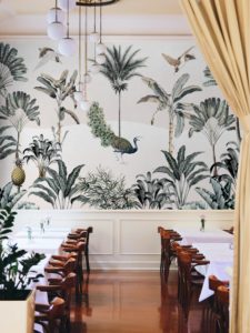 papel pintado 544 follaje exuberante espacio público