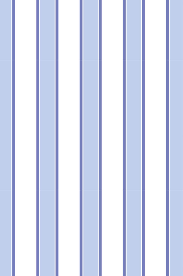 Papier peint rayures pastel bleu motif