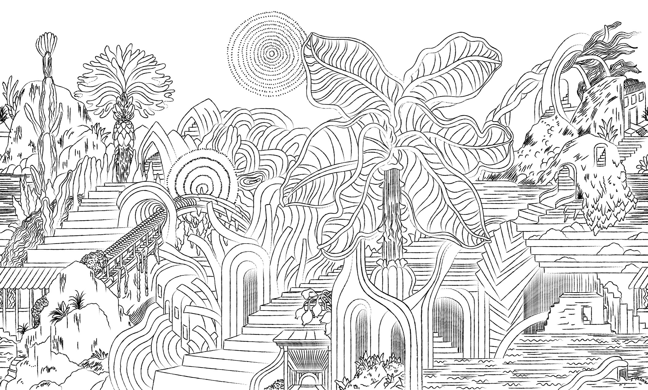 N°596 Paisaje Místico Configurador de fondos de pantalla