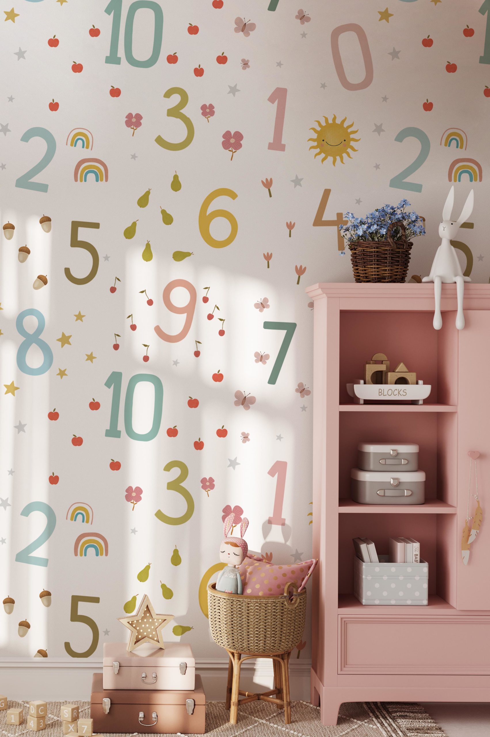 n601-chambre_fille_Chiffres Colorés n601-chambre_fille_Chiffres Colorés