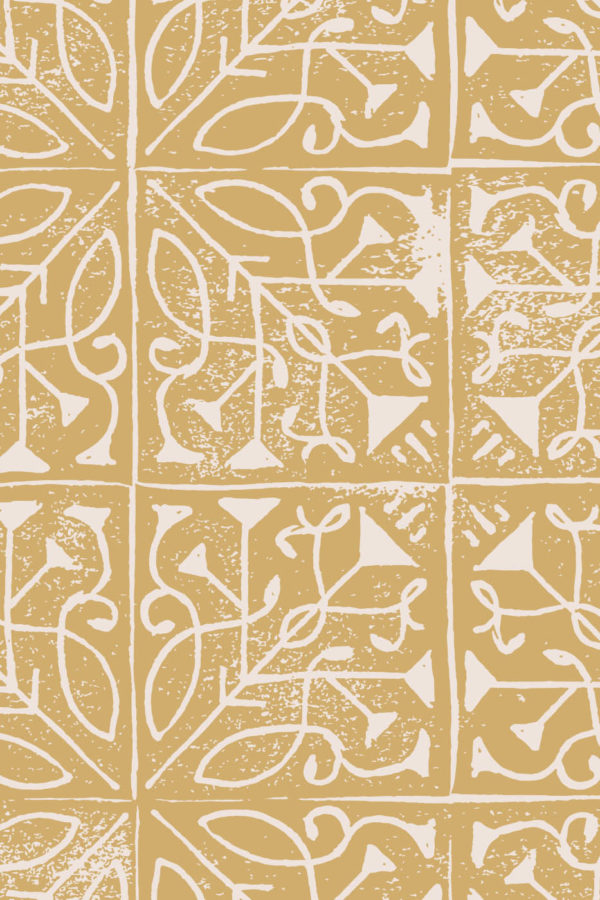 N°604 : Papier Peint - Arabesque Botanique_zoom