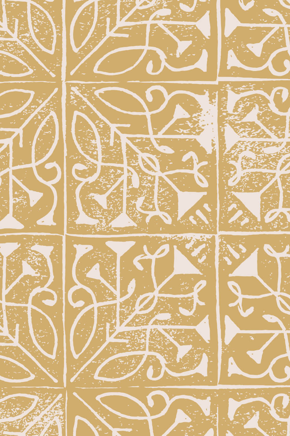 N°604 : Papier Peint - Arabesque Botanique_zoom