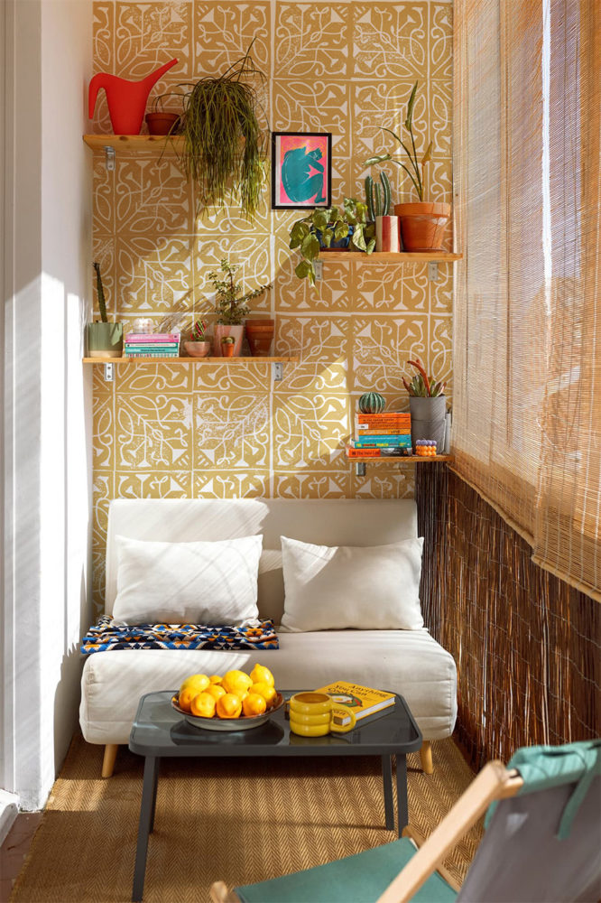 Papier peint enfant arabesque naturelle
