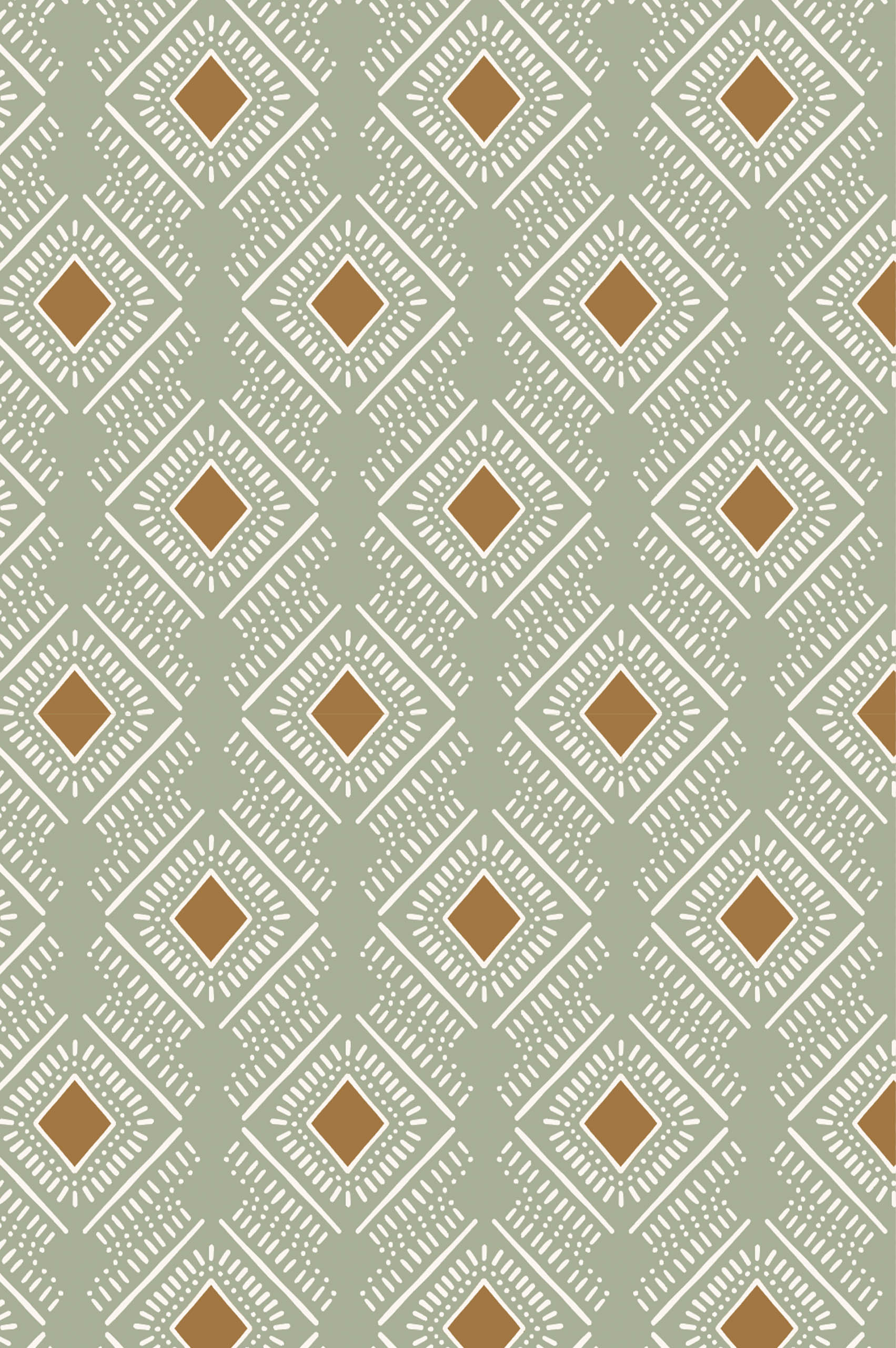 Nº620 :  Élégance Ethnique - vert - motif. vert motif N°620 : Élégance Ethnique - vert - motif.