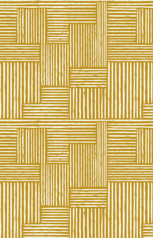 N°624 : Tissages Solaires - jaune - motif.