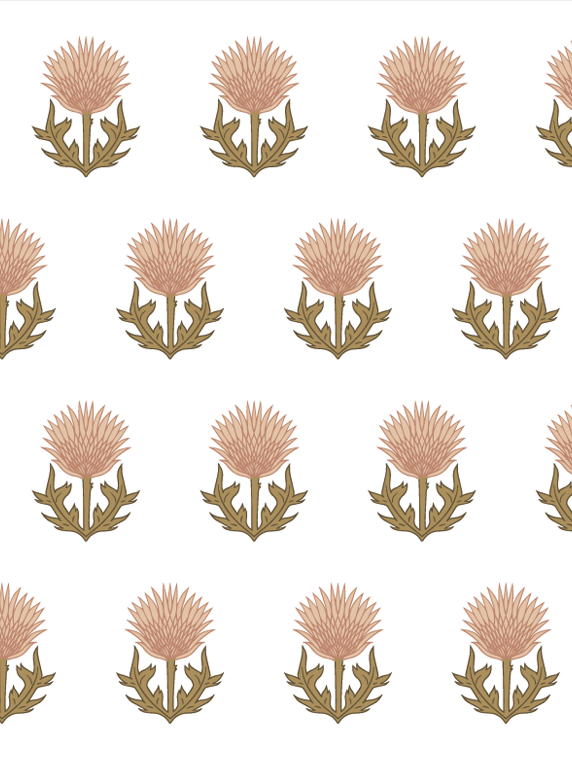 Nº633 : Grabado floral - pelusa de melocotón - patrón N°633 : Grabado floral - pelusa de melocotón - patrón