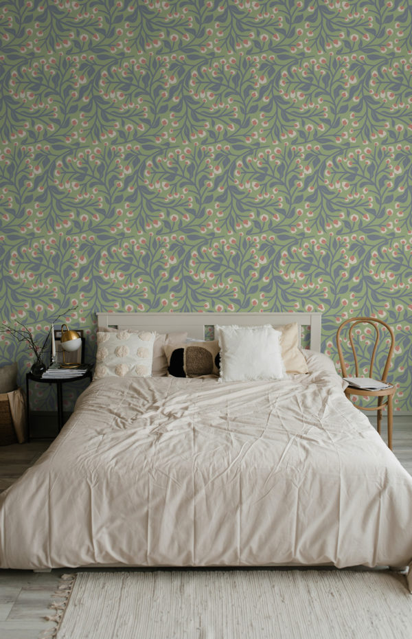 N°636 : Arborescence - vert - chambre