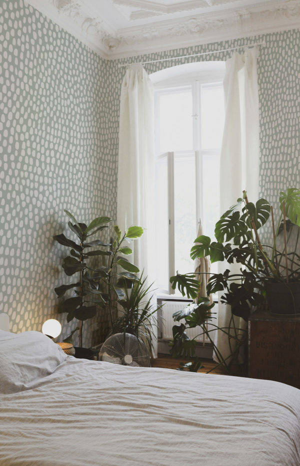 N°639 : Grain Sauvage - vert - chambre.