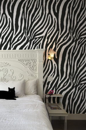 N°645 :  Safari - noir - chambre.