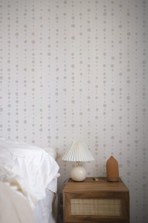 N°638 : Pluie de Perles - gris - chambre.