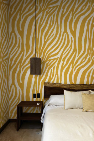 N°645 : Safari - jaune - chambre.