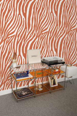 N°645 : Safari - orange - salon.