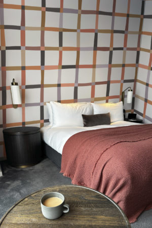 N°649 : Pop Patchwork - terracotta - chambre