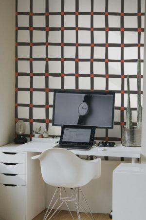 N°649 : Pop Patchwork - noir - bureau