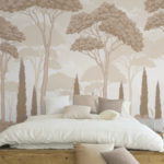 N°652 : Arbres d’Eden - beige - chambre