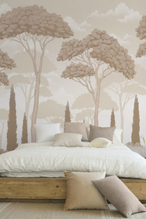 N°652 : Trees of Eden - beige - bedroom