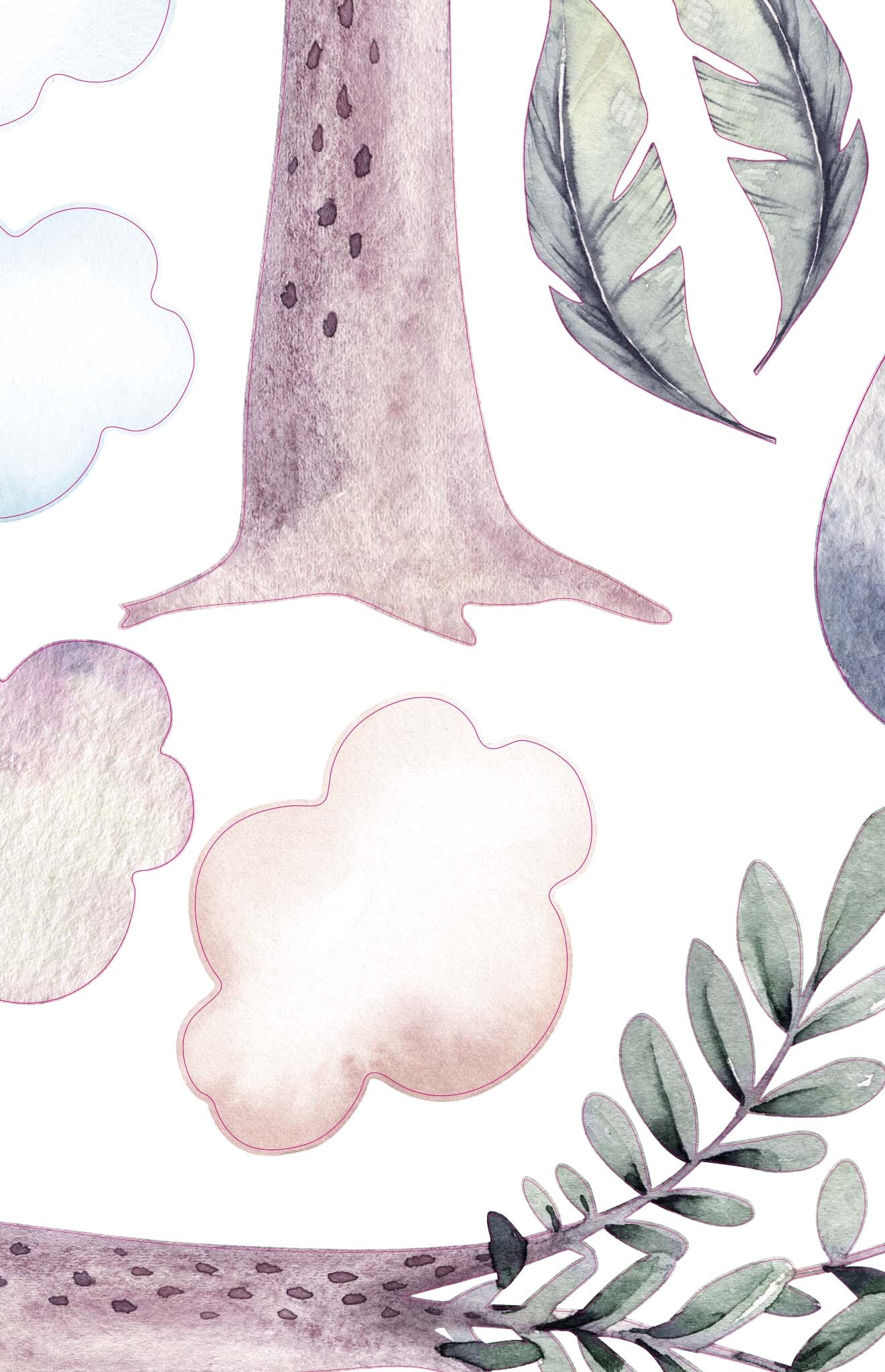 Stickers Muraux Dinosaures motif zoom