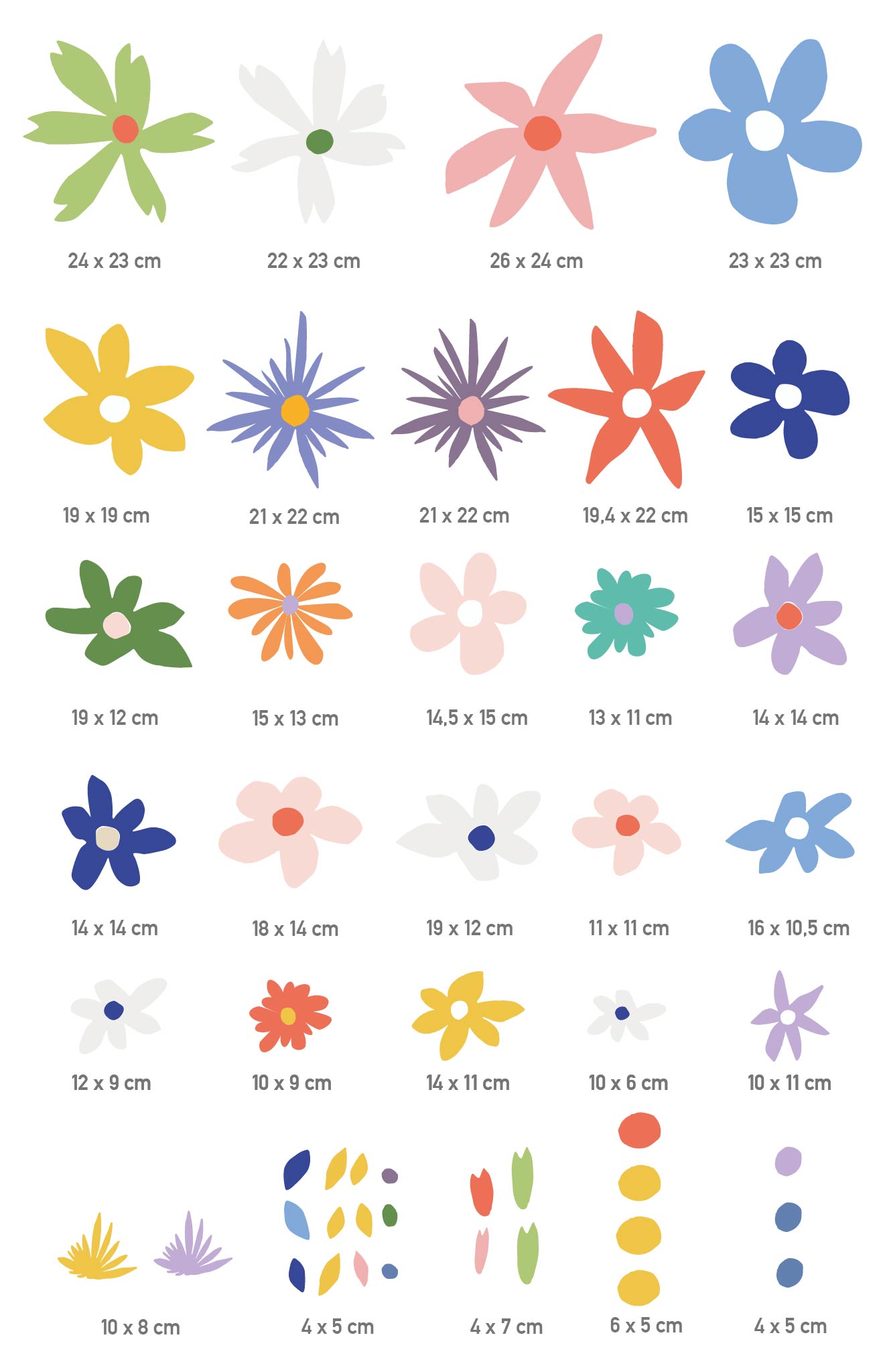 N83 Medidas Multicolor