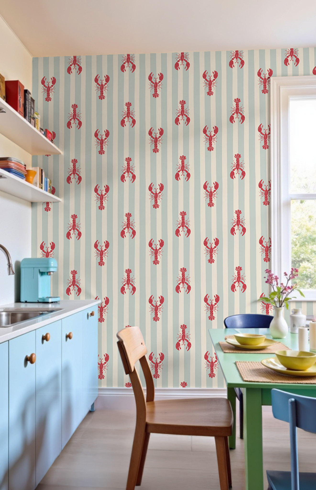 N726 Light Blue Kitchen