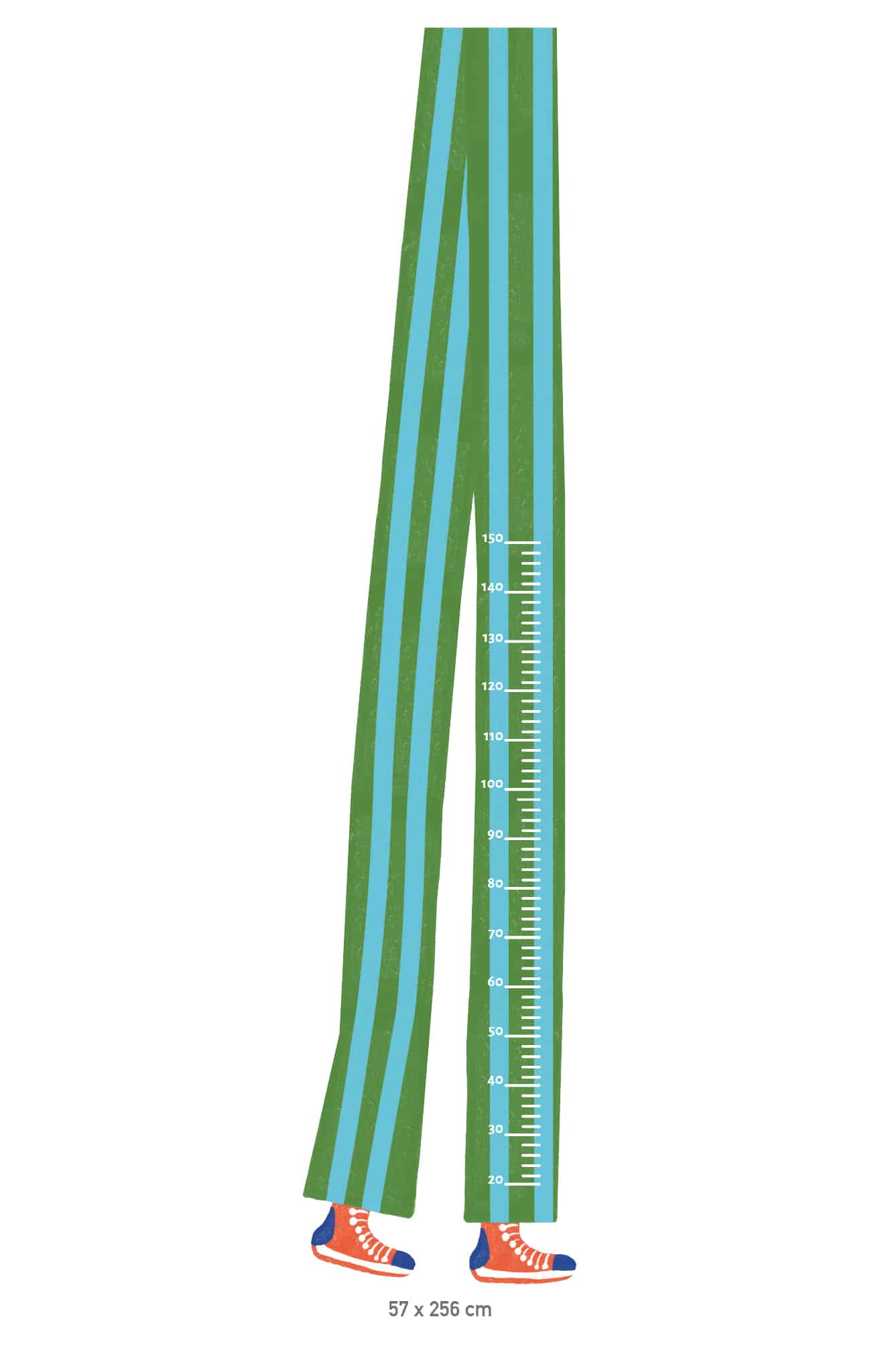 Piernas vert medidas
